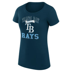 Tampa Bay Rays G-III 4Her by Carl Banks Women's Super-Slim Fit Lightweight Team Logo Graphic T-Shirt Online