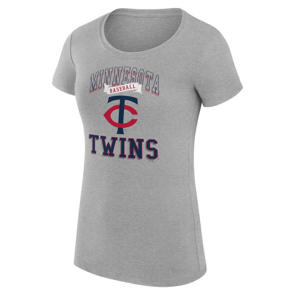 Minnesota Twins G-III 4Her by Carl Banks Women's Super-Slim Fit Lightweight Team Logo Graphic T-Shirt Online