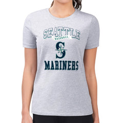 Seattle Mariners G-III 4Her by Carl Banks Women's Super-Slim Fit Lightweight Team Logo Graphic T-Shirt Online