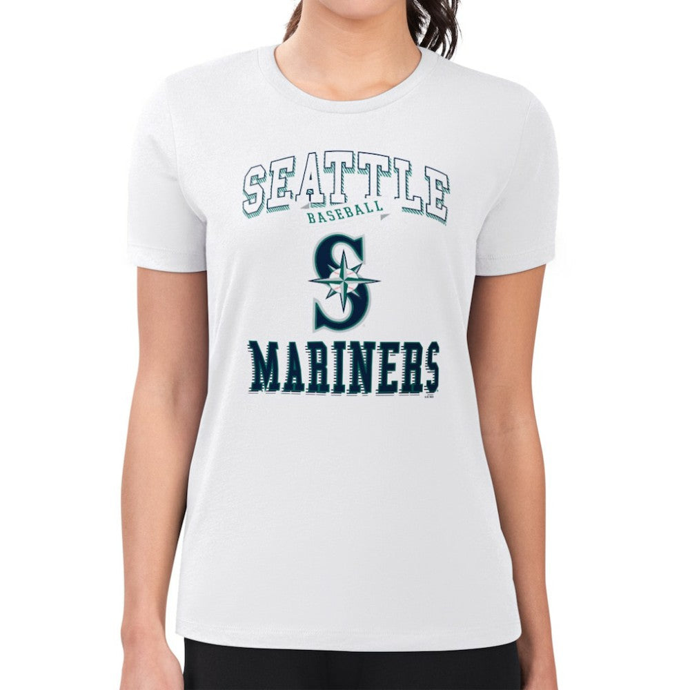 Seattle Mariners G-III 4Her by Carl Banks Women's Super-Slim Fit Lightweight Team Logo Graphic T-Shirt Near Me