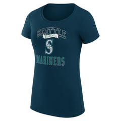Seattle Mariners G-III 4Her by Carl Banks Women's Super-Slim Fit Lightweight Team Logo Graphic T-Shirt for sale