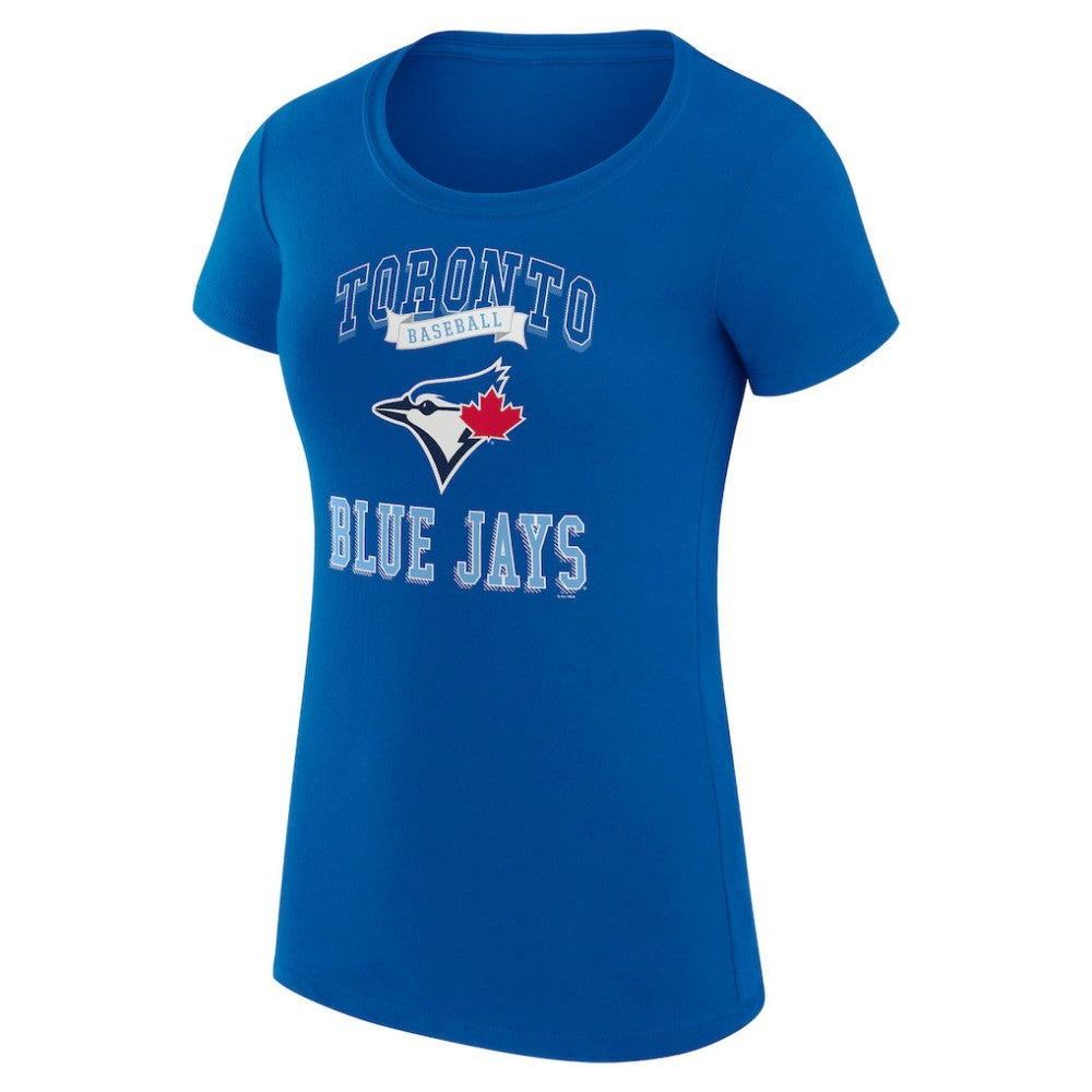 Toronto Blue Jays G-III 4Her by Carl Banks Women's Super-Slim Fit Lightweight Team Logo Graphic T-Shirt for sale