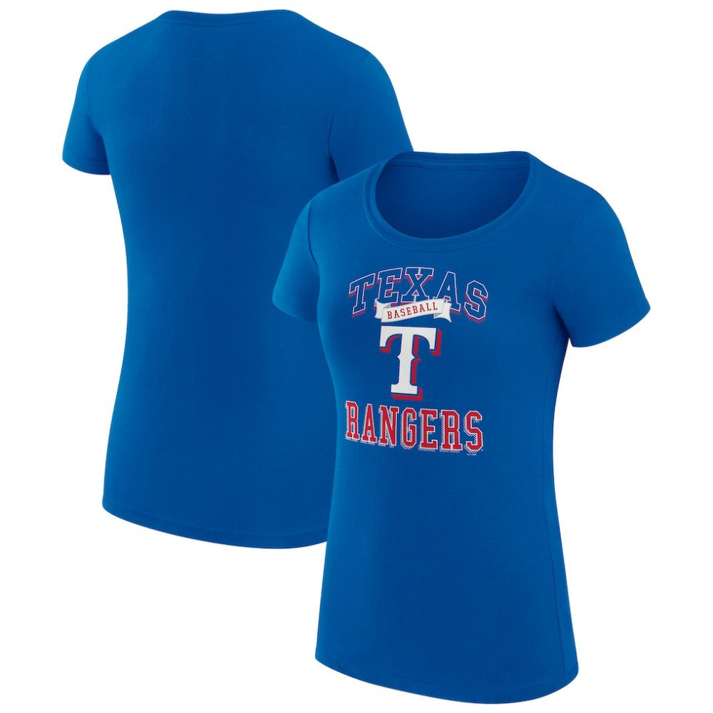 Texas Rangers G-III 4Her by Carl Banks Women's Super-Slim Fit Lightweight Team Logo Graphic T-Shirt Online