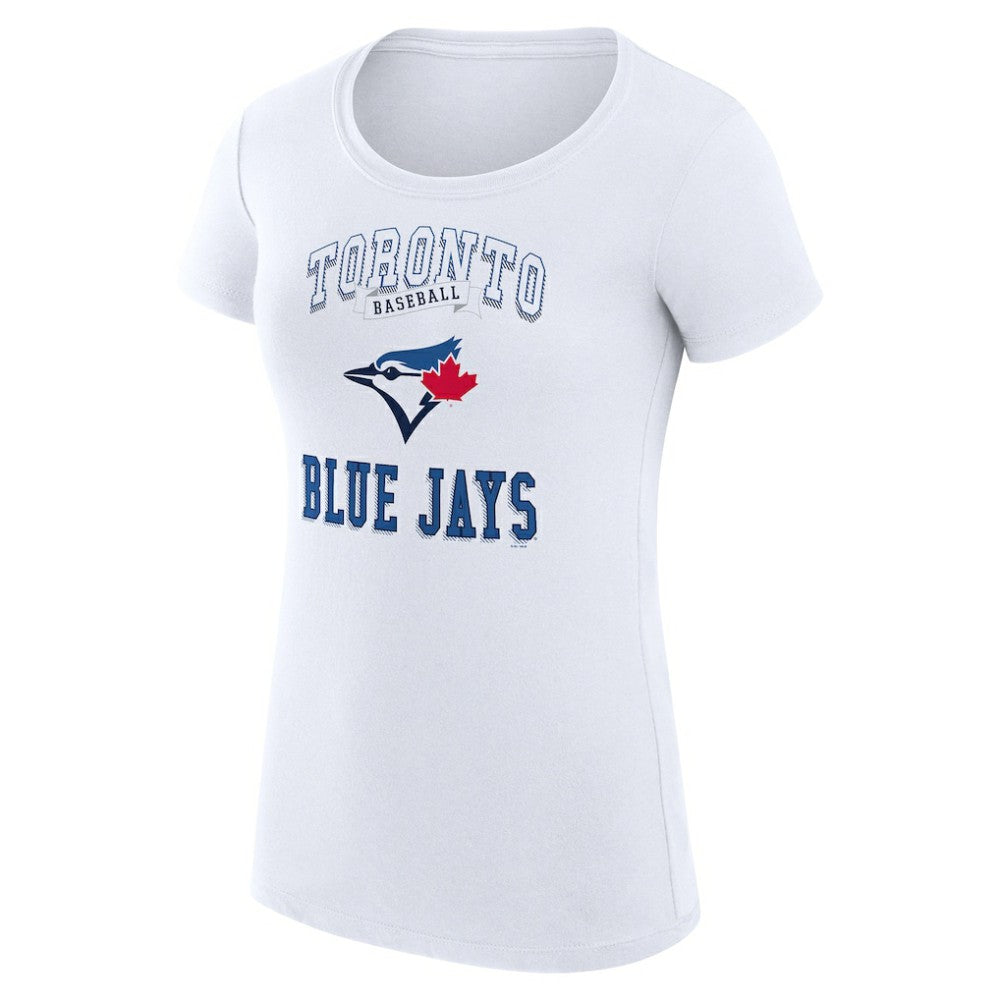 Toronto Blue Jays G-III 4Her by Carl Banks Women's Super-Slim Fit Lightweight Team Logo Graphic T-Shirt for sale