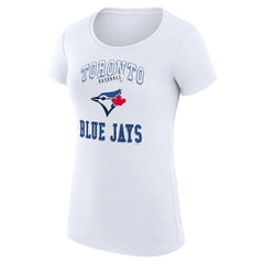 Toronto Blue Jays G-III 4Her by Carl Banks Women's Super-Slim Fit Lightweight Team Logo Graphic T-Shirt for sale