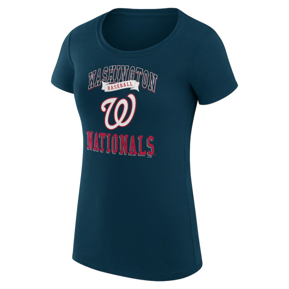 Washington Nationals G-III 4Her by Carl Banks Women's Super-Slim Fit Lightweight Team Logo Graphic T-Shirt Online