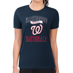 Washington Nationals G-III 4Her by Carl Banks Women's Super-Slim Fit Lightweight Team Logo Graphic T-Shirt Online
