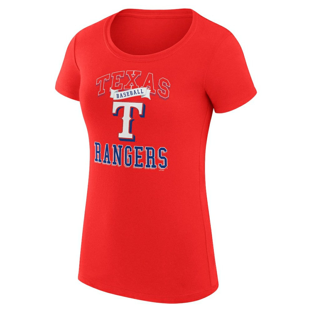 Texas Rangers G-III 4Her by Carl Banks Women's Super-Slim Fit Lightweight Team Logo Graphic T-Shirt for sale