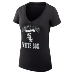 Chicago White Sox G-III 4Her by Carl Banks Women's Super-Slim Fit Lightweight Team Logo Graphic V-Neck T-Shirt Online