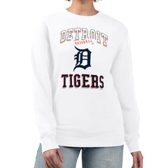 Detroit Tigers G-III 4Her by Carl Banks Women's Team Logo Graphic Tri-Blend Fleece Pullover Sweatshirt for sale