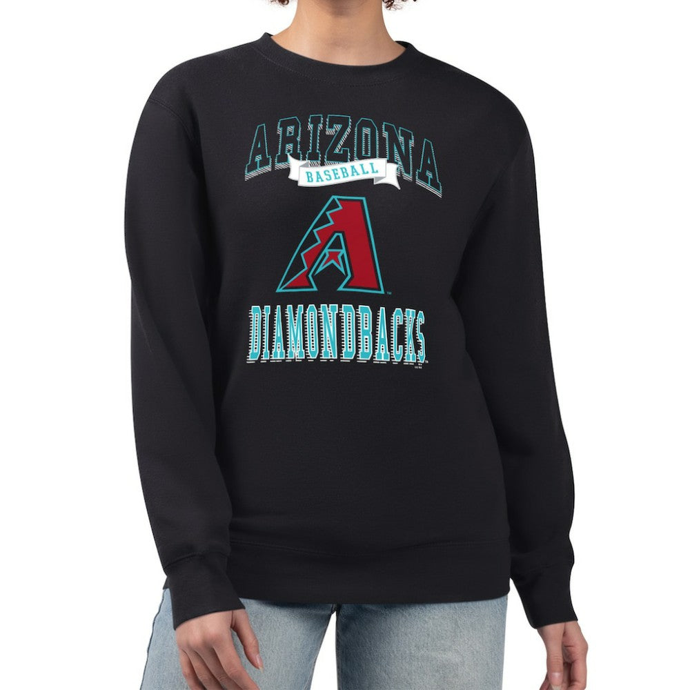 Arizona Diamondbacks G-III 4Her by Carl Banks Women's Team Logo Graphic Tri-Blend Fleece Pullover Sweatshirt Near Me