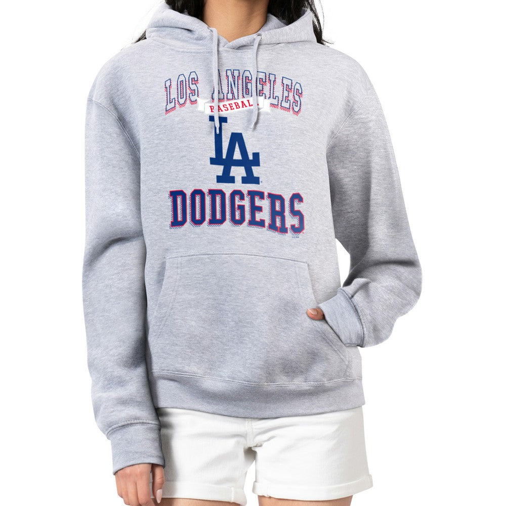 Los Angeles Dodgers G-III 4Her by Carl Banks Women's Team Logo Graphic Fleece Pullover Hoodie Online