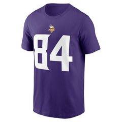 Randy Moss Minnesota Vikings Retired Player Name & Number T-Shirt - Purple - Nike