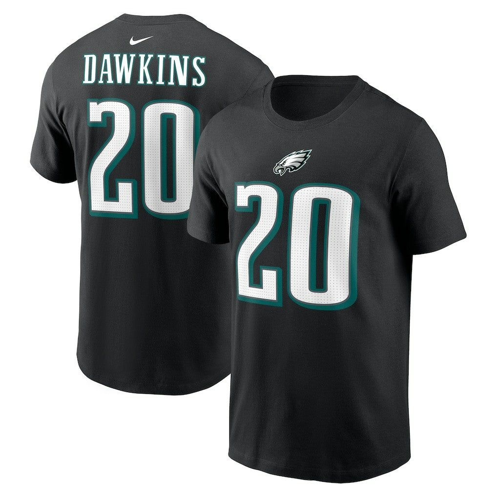 Brian Dawkins Philadelphia Eagles Retired Player Name & Number T-Shirt - Black - Nike