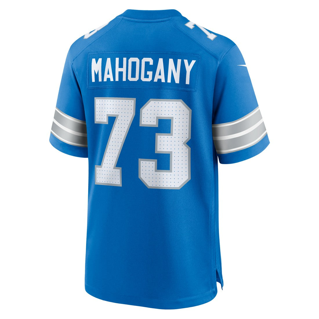 Christian Mahogany Detroit Lions Team Game Jersey - Blue - Nike