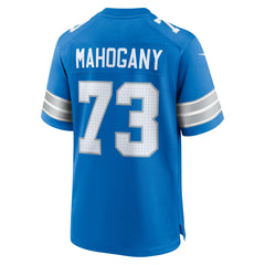 Christian Mahogany Detroit Lions Team Game Jersey - Blue - Nike