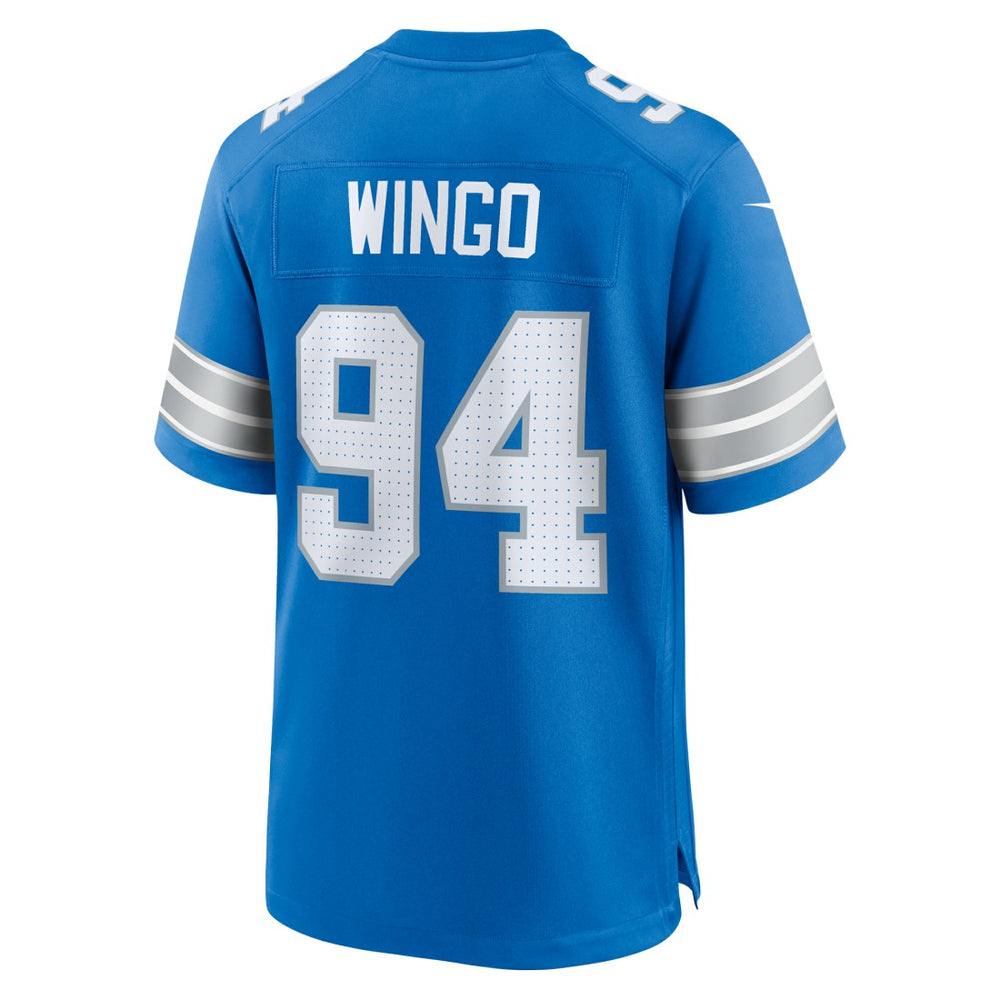 Mekhi Wingo Detroit Lions Team Game Jersey - Blue - Nike