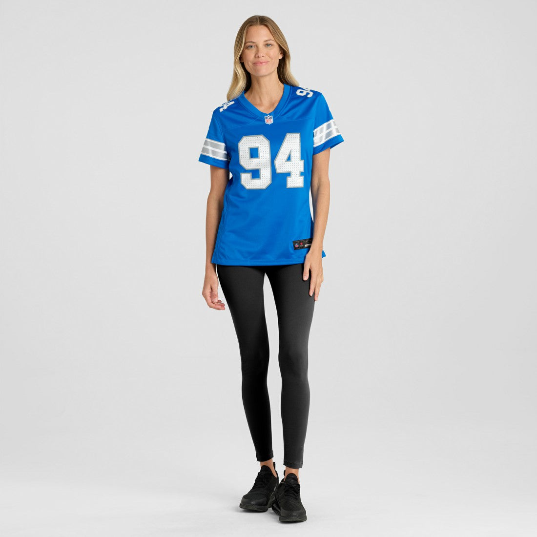 Mekhi Wingo Detroit Lions Women's Team Game Jersey - Blue - Nike