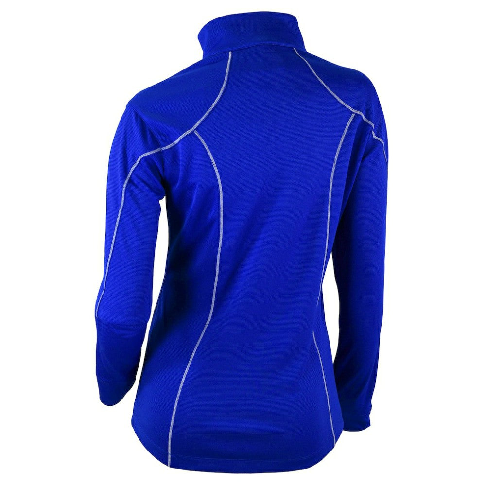 Milwaukee Brewers Columbia Women's Cooperstown Collection Shotgun 2.0 Omni-Wick Quarter-Zip Top - Royal Outlet