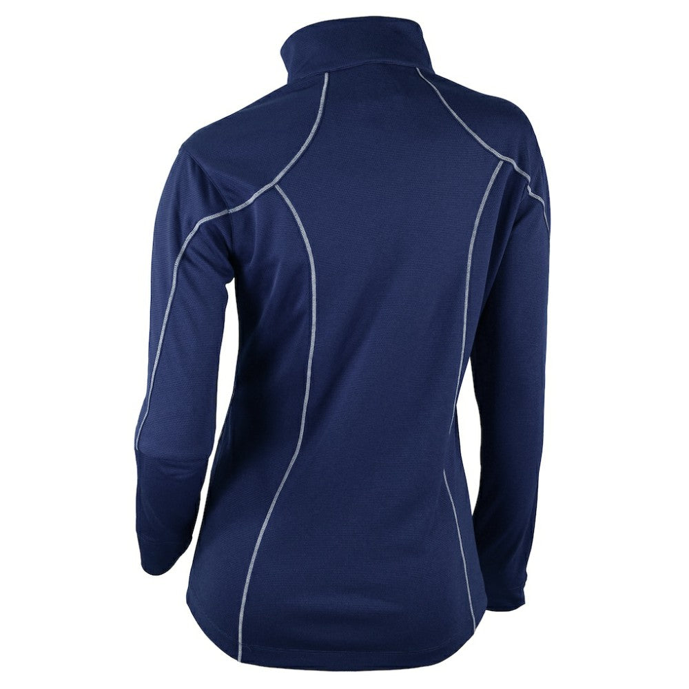 New York Yankees Columbia Women's Cooperstown Collection Shotgun 2.0 Omni-Wick Quarter-Zip Top - Navy for sale