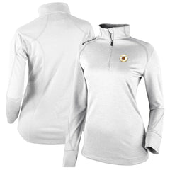 San Diego Padres Columbia Women's Cooperstown Collection Shotgun 2.0 Omni-Wick Quarter-Zip Top - White Sale
