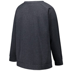 Las Vegas Raiders Profile Women's Plus Size Acid Wash Raglan Sweatshirt - Charcoal - NFL