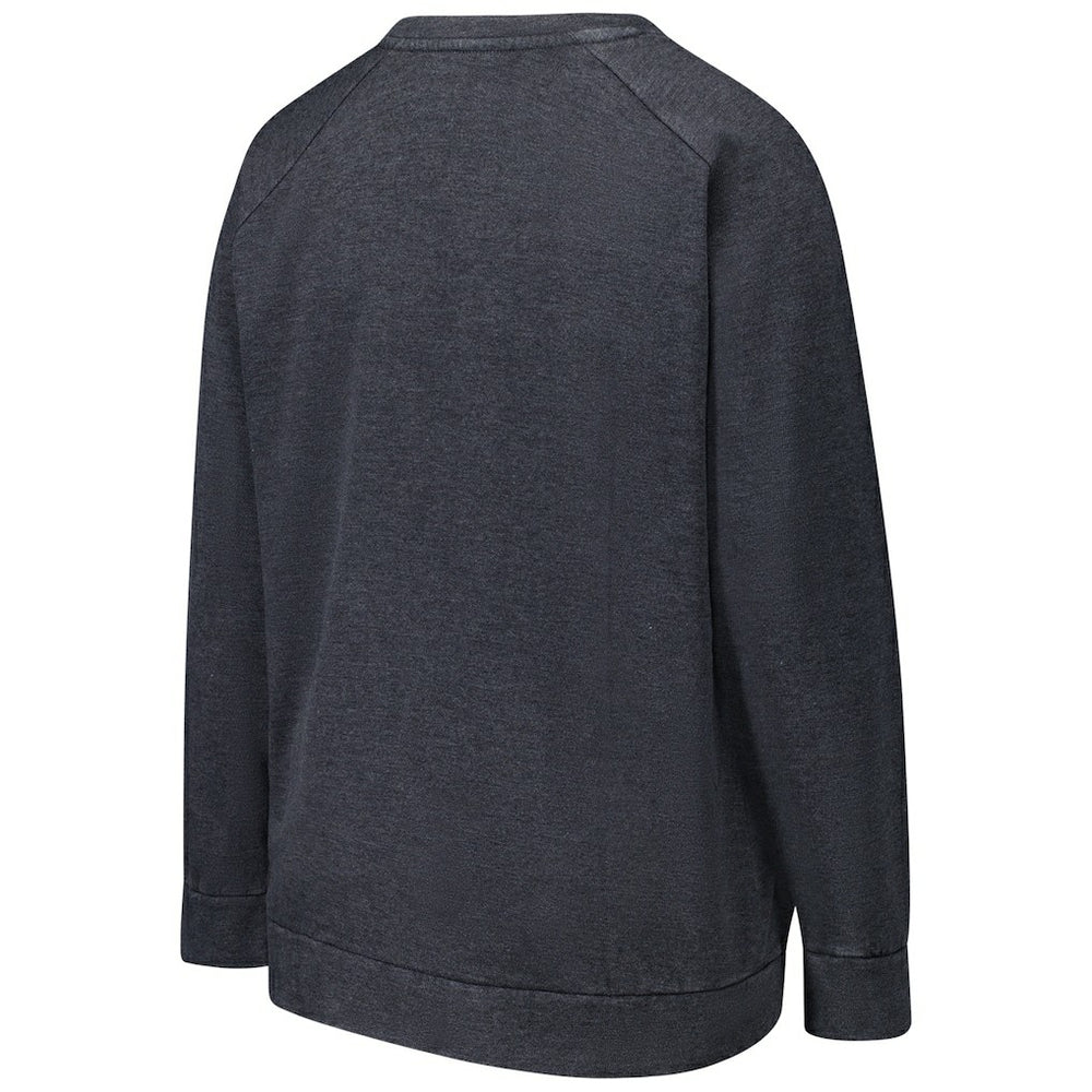 Baltimore Ravens Profile Women's Plus Size Acid Wash Raglan Sweatshirt - Charcoal - NFL