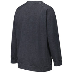 Pittsburgh Steelers Profile Women's Plus Size Acid Wash Raglan Sweatshirt - Charcoal - NFL