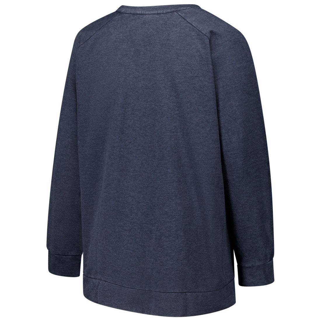 Houston Texans Profile Women's Plus Size Acid Wash Raglan Sweatshirt - Navy - NFL