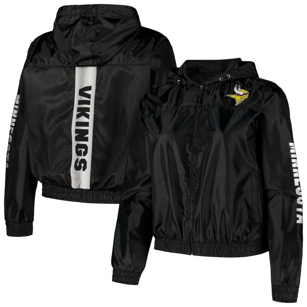 Minnesota Vikings Women's Full-Zip Jacket - Black - Fanatics