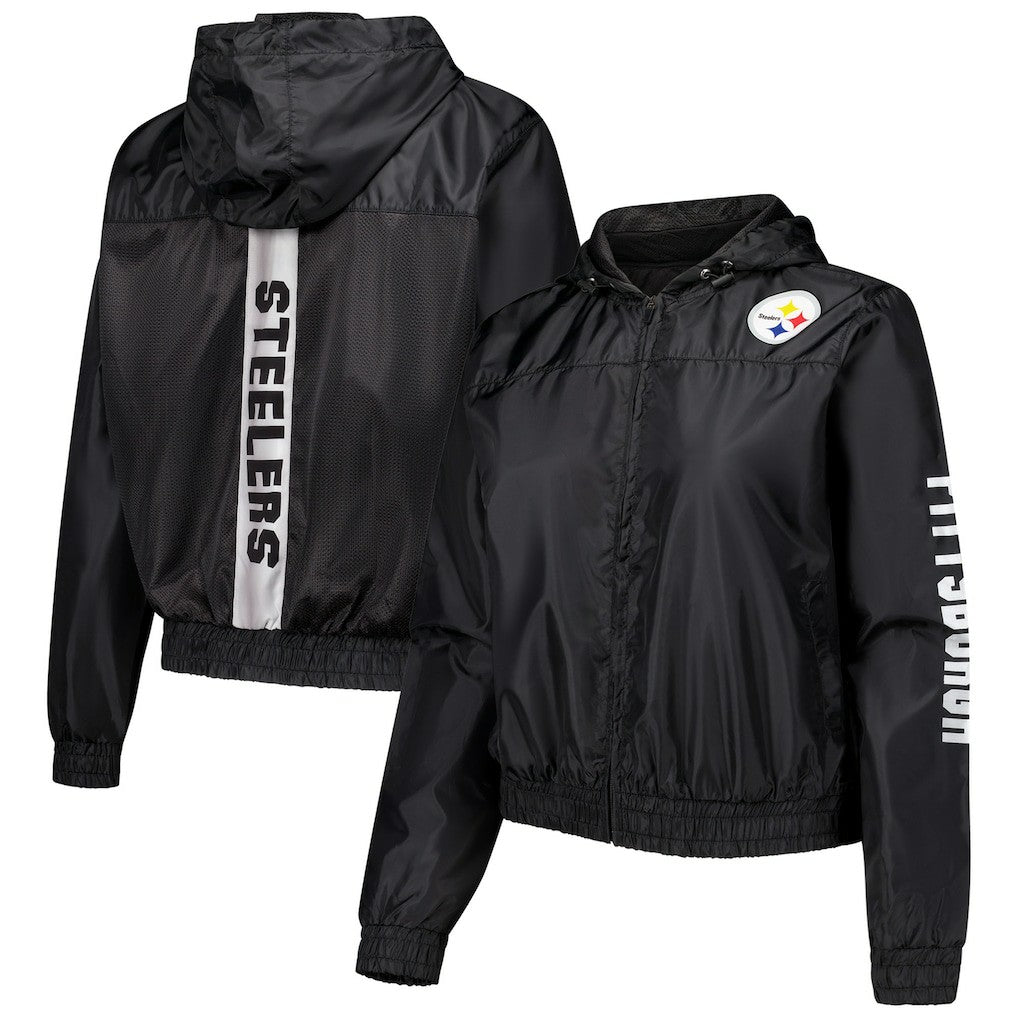 Pittsburgh Steelers Women's Full-Zip Jacket - Black - Fanatics