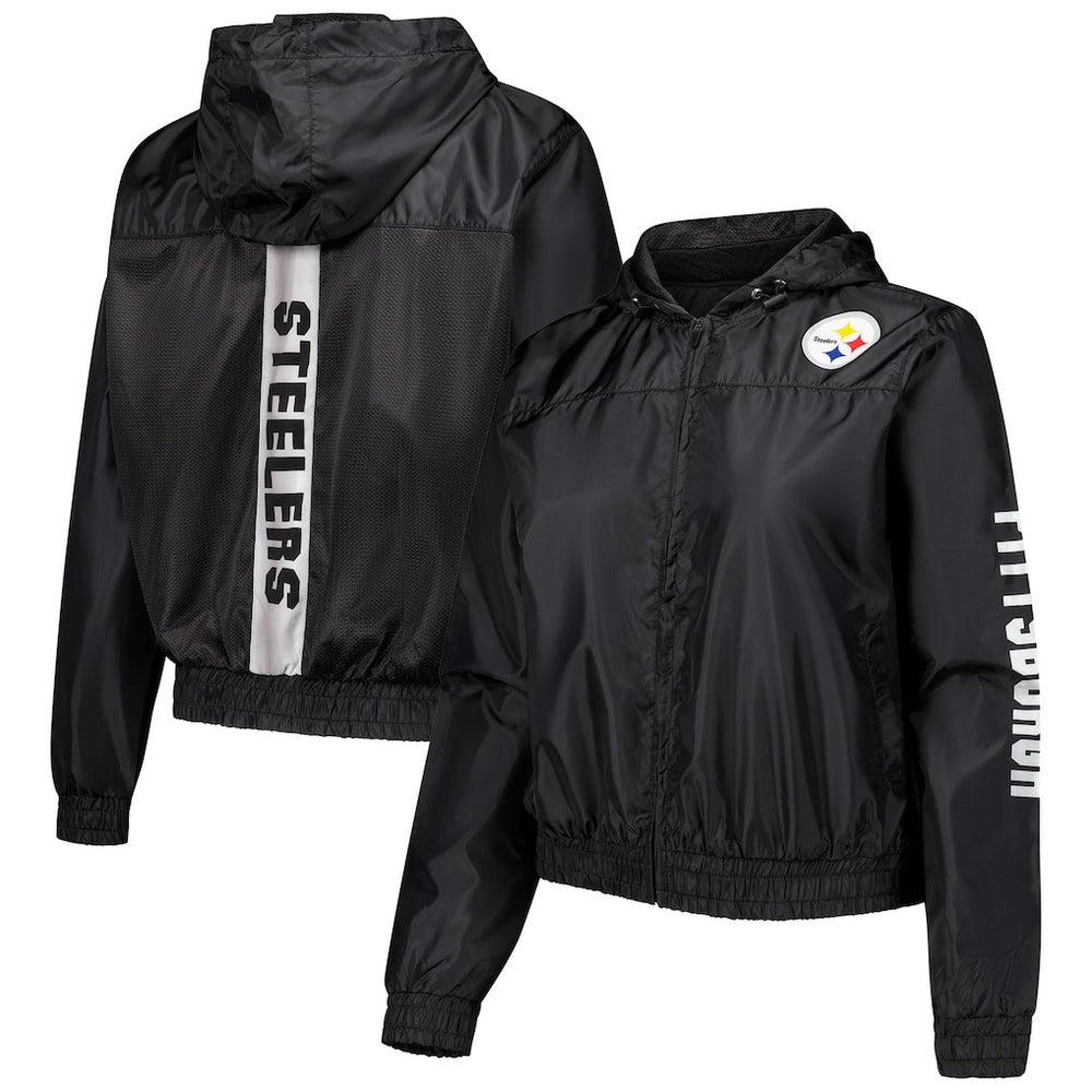 Pittsburgh Steelers Women's Full-Zip Jacket - Black - Fanatics