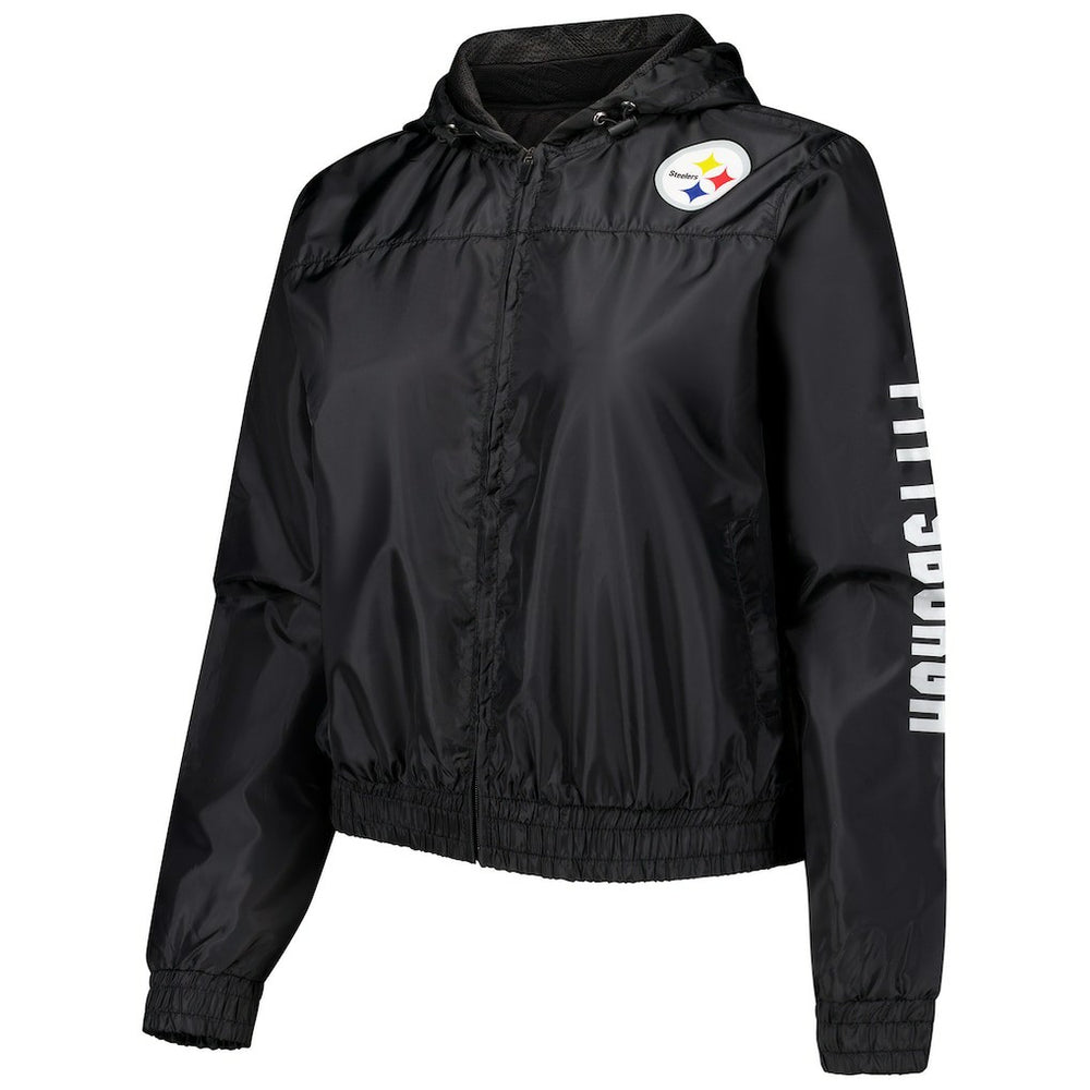 Pittsburgh Steelers Women's Full-Zip Jacket - Black - Fanatics