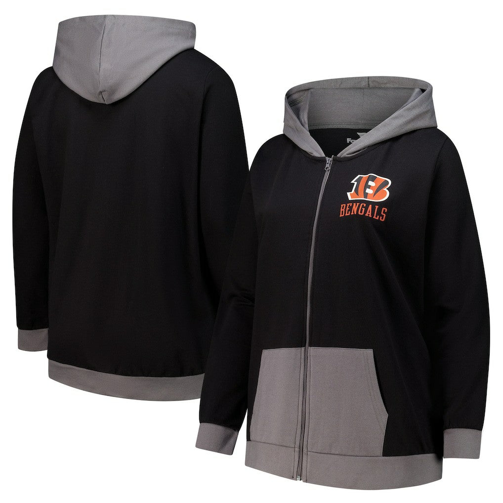 Cincinnati Bengals Women's Hit It Full-Zip Hoodie - Black - Fanatics