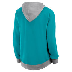 Miami Dolphins Women's Hit It Full-Zip Hoodie - Aqua - Fanatics