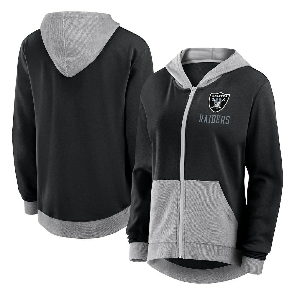 Las Vegas Raiders Women's Hit It Full-Zip Hoodie - Black - Fanatics