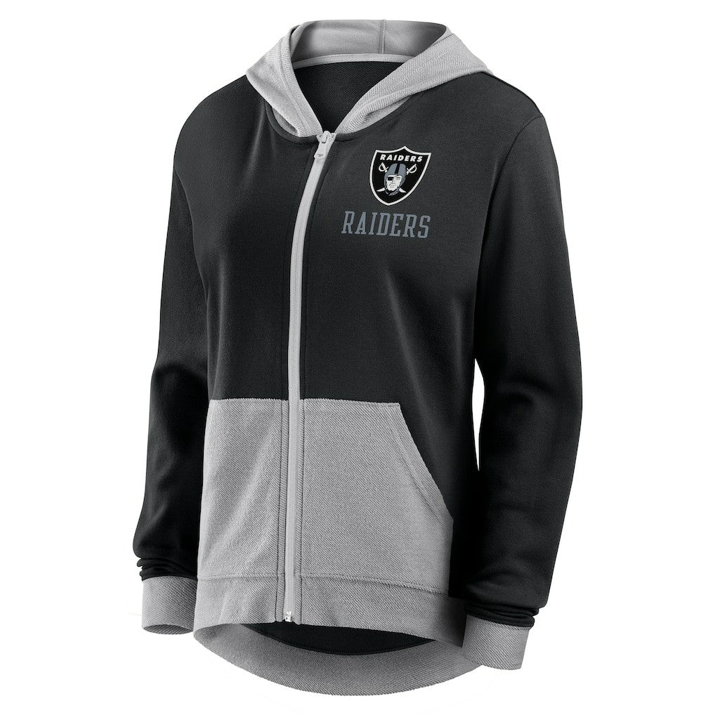 Las Vegas Raiders Women's Hit It Full-Zip Hoodie - Black - Fanatics
