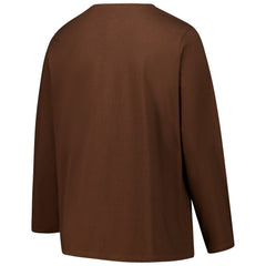 Cleveland Browns Women's Long Sleeve Scoop Neck T-Shirt - Brown - Fanatics
