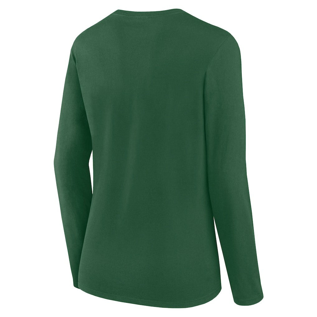 New York Jets Women's Long Sleeve Scoop Neck T-Shirt - Green - Fanatics