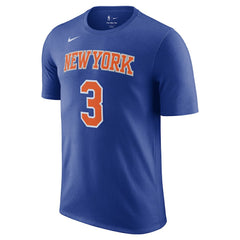 Nike Josh Hart New York Knicks Icon Edition Name & Number T-Shirt Blue