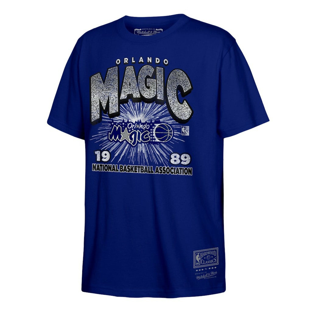 Mitchell & Ness Orlando Magic Hardwood Classics Vintage Hoopster T-Shirt Blue