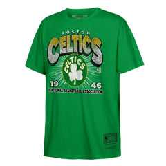 Mitchell & Ness Boston Celtics Hardwood Classics Vintage Hoopster T-Shirt Kelly Green
