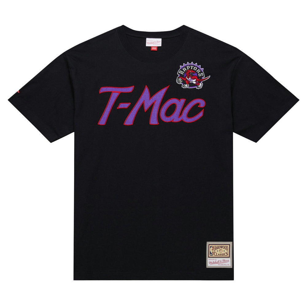 Mitchell & Ness Tracy McGrady Toronto Raptors Premium Nickname T-Shirt Black