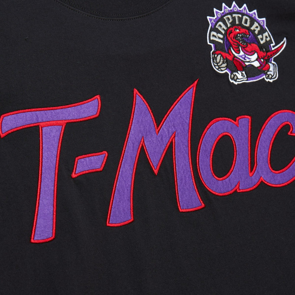 Mitchell & Ness Tracy McGrady Toronto Raptors Premium Nickname T-Shirt Black
