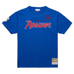 Mitchell & Ness Allen Iverson Philadelphia 76ers Premium Nickname T-Shirt Royal