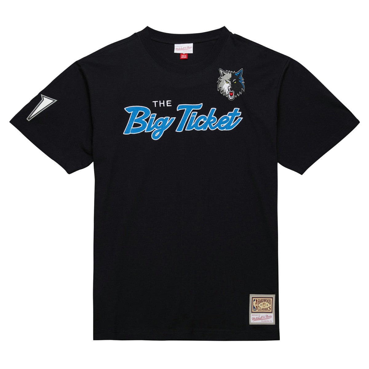 Mitchell & Ness Kevin Garnett Minnesota Timberwolves Premium Nickname T-Shirt Black