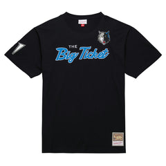Mitchell & Ness Kevin Garnett Minnesota Timberwolves Premium Nickname T-Shirt Black