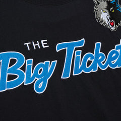Mitchell & Ness Kevin Garnett Minnesota Timberwolves Premium Nickname T-Shirt Black