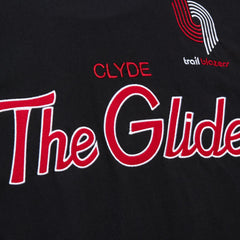 Mitchell & Ness Clyde Drexler Portland Trail Blazers Premium Nickname T-Shirt Black