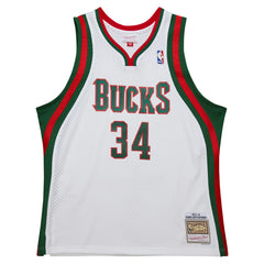 Mitchell & Ness Giannis Antetokounmpo Milwaukee Bucks 2013/14 Hardwood Classics Swingman Jersey White